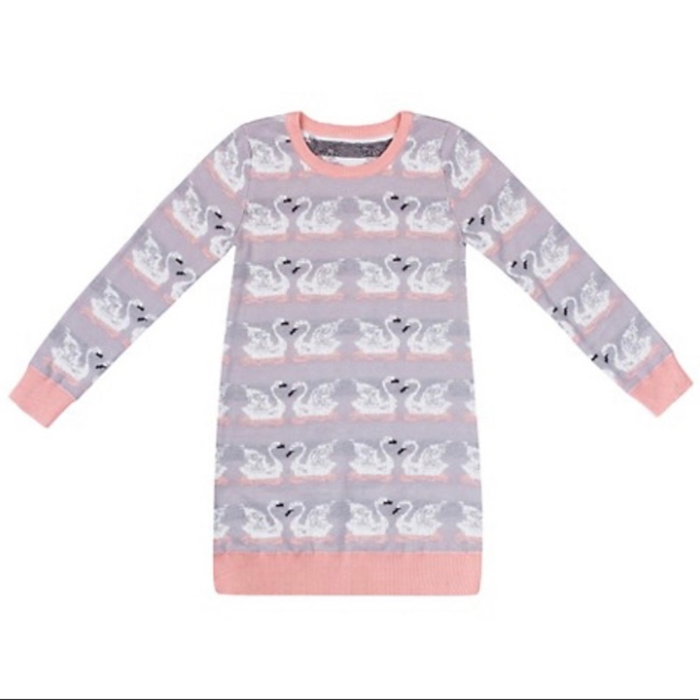 NWT PL Kids Swan Sweater Dress❤️ Sz 6